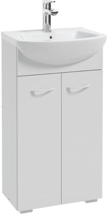 Zestaw łazienkowy szafka+umywalka Defra NAS Pik biały laminat 095-D-04501+1569