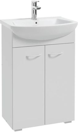 Zestaw łazienkowy szafka+umywalka Defra NAS Pik biały laminat 095-D-05501+1561