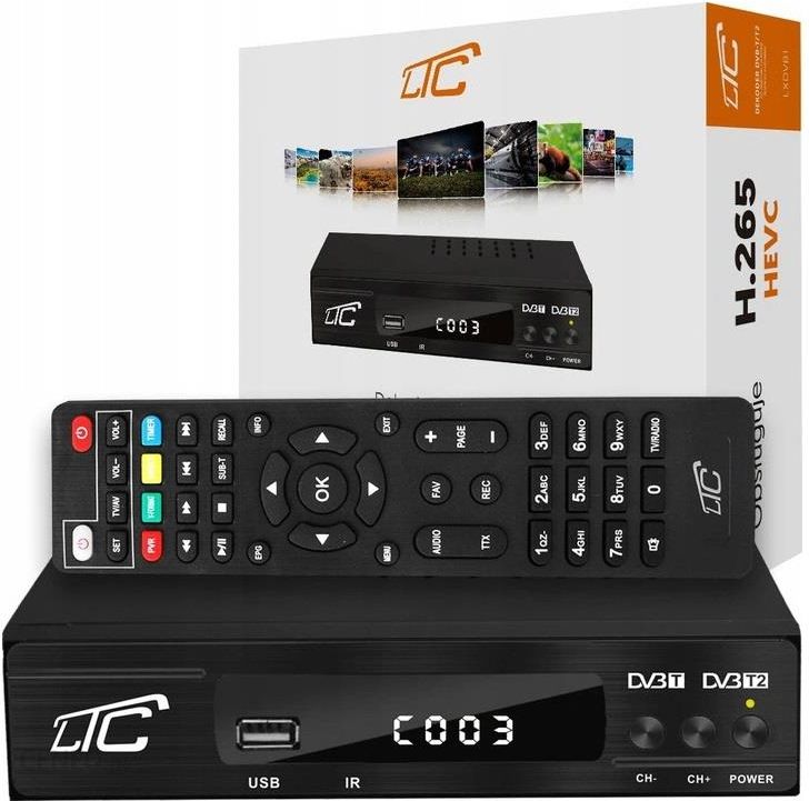 Tuner Dekoder DVB-T2 Lamex LTC LXDVB201 - Opinie i ceny na