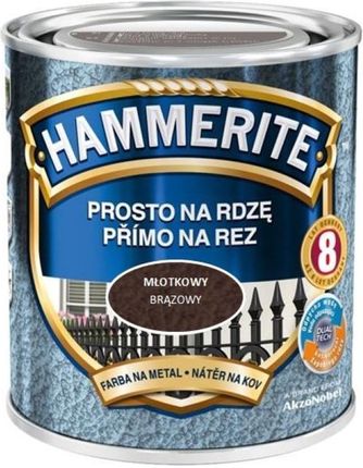 Hammerite Prosto na Rdzę Młotkowy Brązowy 2,5L
