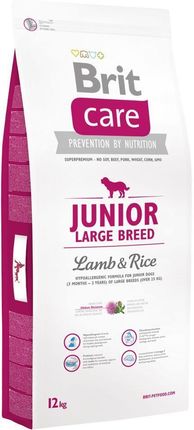 Brit Care Junior Large Breed Lamb&Rice 2X12Kg