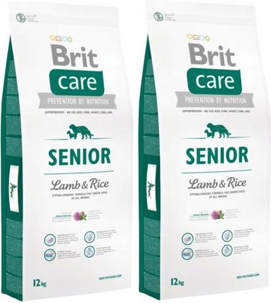 Brit Care Senior All Breed Lamb&Rice 2X12Kg