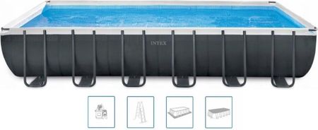 Intex Ultra Xtr Rectangular Frame Pools Basen 975488 X132Cm 26378Np