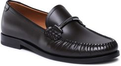 holland crocodile embossed leather loafer