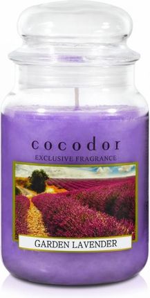 Cocodor Świeca Duża 550 G Garden Lavender Pca30433 + 310717