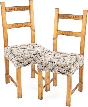 4Home Elastyczny Pokrowiec Na Siedzisko Krzesło Comfort Plus Nature, 40 50 Cm, Komplet 2 Szt. 235356
