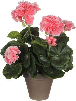 Obi Pelargonia Różowa Sztuczna Wys. 34 Cm 6864185