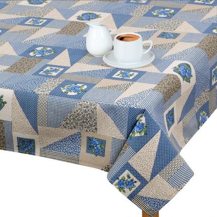 Bellatex Obrus Ema Patchwork Niebieski, 70X70 Cm, Cm 236587