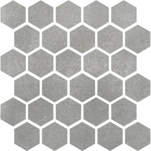 Płytki Cir Materia Prima Mosaico Esagona Metropolitan Grey 27x27 Gres