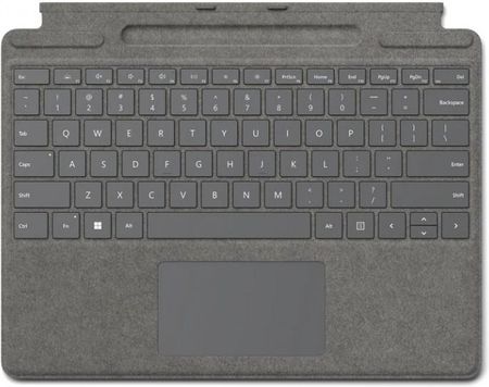 Klawiatura Microsoft Surface Pro Signature Keyboard Commercial Platinium Do Pro 8 / Pro X (8XB00067)