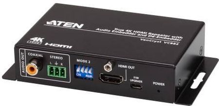 Aten True 4k HDMI wzmacniacz z funkcją audio embedder (VC882ATG)