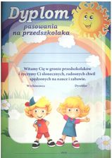 Zdjęcie Panon Dyplom Pasowania Na Przedszkolaka A4 - Puszczykowo