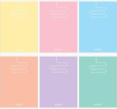 Zdjęcie Herlitz Zeszyt A5/32K. Linia Podwójna Pastel Color Blocking ® - Toruń