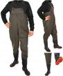 Wodery Spodniobuty Spodnie Wędkarskie 44 + Szelki