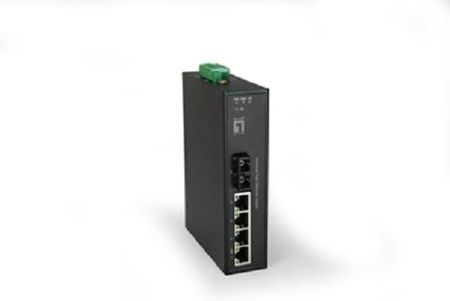 Levelone Fast Eth. Ind. Switch 5-Port Ethernet Industrial Switch, 1 Port Sc Single-Mode Fiber, 30Km (Ifs0503)