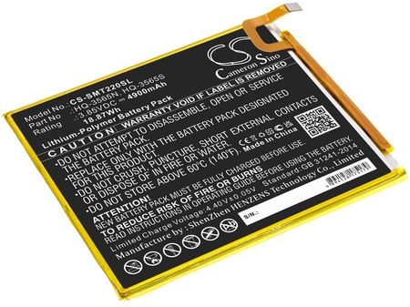 Cameron Sino Samsung Galaxy Tab A7 Lite / Hq-3565N 4900Mah 18.87Wh Li-Polymer 3.85V (CSSMT220SL)
