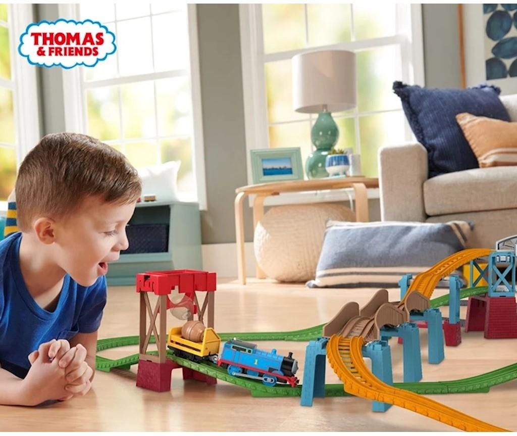 Fisher-Price Tomek i Przyjaciele Motorized Zestaw wyspie Sodor GXV15 - zdjęcie 6 Fisher-Price Tomek i Przyjaciele Motorized Zestaw wyspie Sodor GXV15
