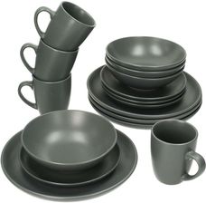 Dekoria.Pl Komplet Naczyń Vivo Dark Grey 4 16 28X24X28Cm (814647)