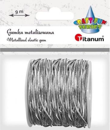 Titanum Gumka Metalizowana 2Mmx9M Srebrna