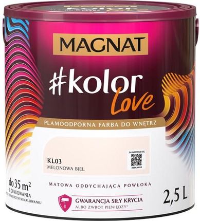 Magnat #kolorLove KL03 Melonowa Biel 2,5L