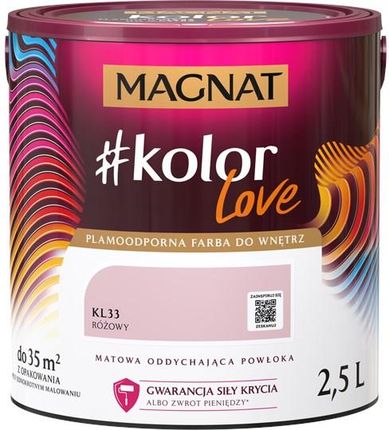 Magnat #kolorLove KL33 Różowy 2,5L