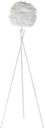 Dkd Home Decor Lampa Stojąca Metal Biały Pióro (sprężyna) (40 x 40 150 cm) (S3020770)
