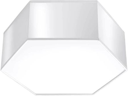 Lumes Biały nowoczesny plafon sześciokąt 11,5 cm - S747-Kalma (E24056SL1056SL1056)