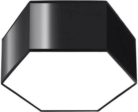 Lumes Czarny nowoczesny plafon heksagon 13,5 cm - S748-Kalma (E24060SL1060SL1060)