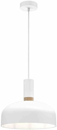 Milagro Lampa wisząca malmo biała z drewnem (MLP8380)