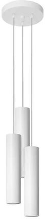 Lumes Biała potrójna lampa wisząca tuba nad stół - S755-Lagor (E24129SL1078SL1078)