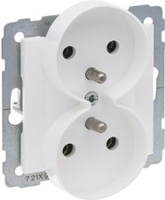 Zdjęcie Legrand Suno Gniazdo 2-krotna 2P+Z 16A 250V Biały 721191 - Augustów