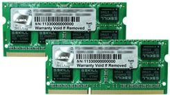 Pamięć RAM G.Skill 8GB (2x4GB) SO-DIMM DDR3 1333MHz CL9 (F3-10666CL9D-8GBSQ)