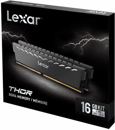 LEXAR THOR DDR4 16GB 3200MHz CL16 (LD4BU008GR3200GDXG)