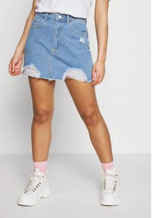 Missguided Petite MINI SKIRT - Spódnica jeansowa