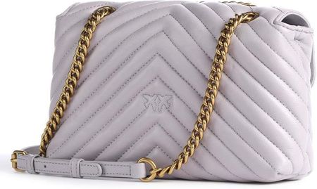 Pinko Love Mini Lady Puff Chevron Torba przez ramię lawenda - Ceny