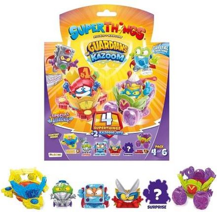 Magic Box Toys Super Zings Super Things Seria 9 Zestaw Kazoom Jets + Figurki Guardians Of Kazoom 4/6 18354