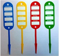 Zdjęcie Zawieszki serwisowe x 500szt + 2 mazaki  - Poznań