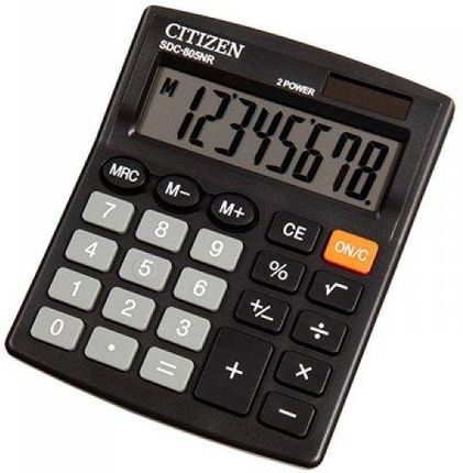 Kalkulator Citizen Biurowy 8 Cyfrowy Sdc-805Nr