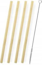 Zdjęcie Inna;H&H Lifestyle Słomki Bambusowe Do Napojów + Szczoteczka 4szt. - Brzeszcze