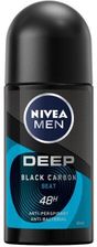 Zdjęcie Nivea Men Deep Black Carbon Beat Anti-Perspirant Dezodorant Roll-On 50 Ml - Piotrków Kujawski