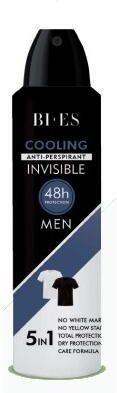 Bi-Es Antyperspirant W Sprayu Men Cooling Anti-Perspirant Invisible 150 Ml