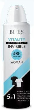 Bi-Es Antyperspirant W Sprayu Woman Vitality Anti-Perspirant Invisible 150 Ml