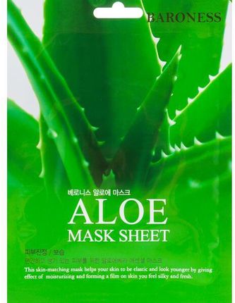Beauadd Maska W Płachcie Z Ekstraktem Z Aloesu Baroness Mask Sheet Aloe 21 G