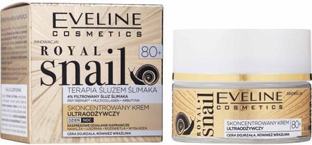 Krem Eveline Cosmetics Royal Snail Skoncentrowany Ultraodżywczy 80+ na dzień i noc 50ml