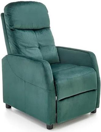 Elior Zielony Rozkładany Fotel Wypoczynkowy Amigos 3X 24007