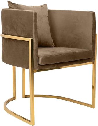 King Home Fotel Chloe Velvet Khaki 45924