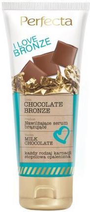 Perfecta Nawilżające Serum Brązujące Do Każdego Rodzaju Karnacji I Love Bronze Milk Chocolate Serum 200 Ml