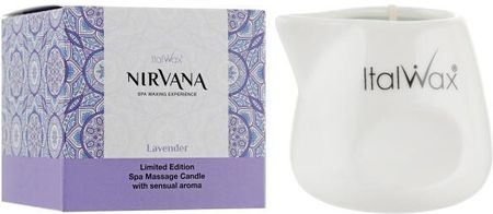 Italwax Świeca Aromatyczna Do Masażu Nirvana. Lawenda Nirvana Lavender Spa Massage Candle 50 Ml