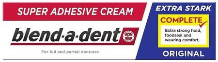 Blend-A-Dent Krem Do Mocowania Protez Super Adhesive Cream Original Complete 47 G