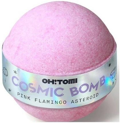 Oh!Tomi Musująca Kula Do Kąpieli Cosmic Bomb Pink Flamingo Asteroid 130 g